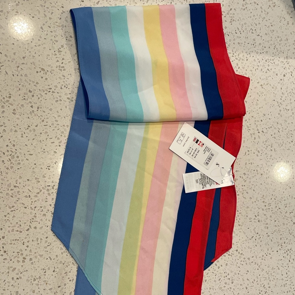 Joules Jenny Multistripe Scarf One Size New